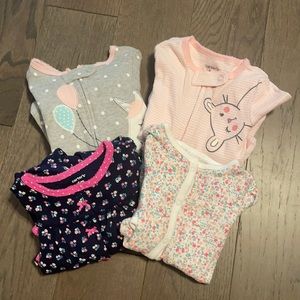 4 pack onesies Size 6 months